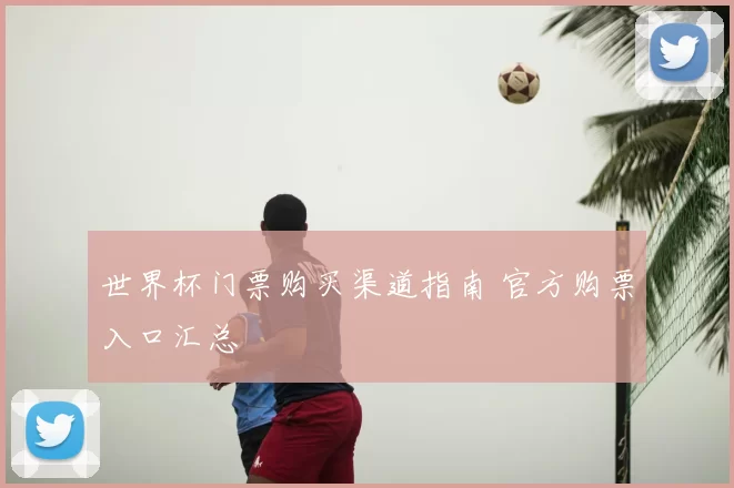 世界杯门票购买渠道指南 官方购票入口汇总